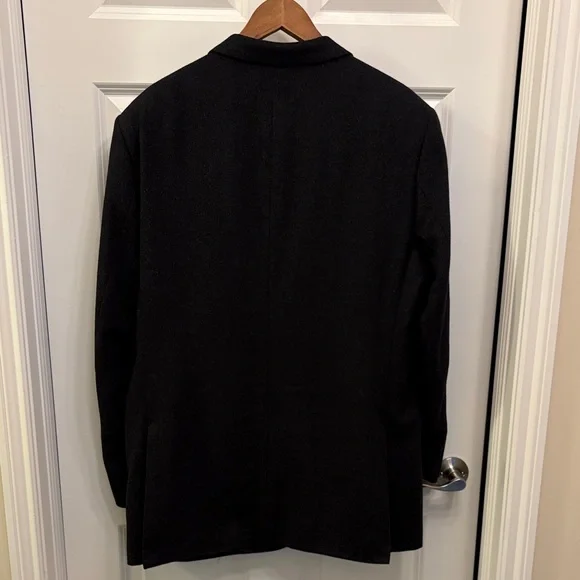 Bachrach 100% Camel Hair Blazer Dark Gray Sport Coat Men’s Suit Jacket EUC - Picture 8 of 15